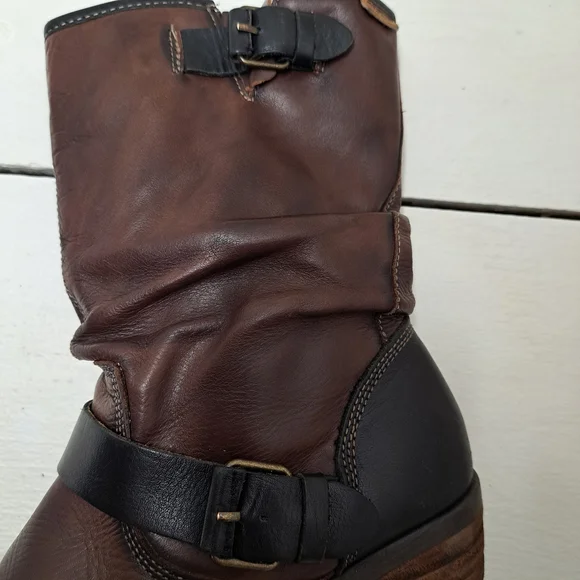PIKOLINOS Cuero/Leather Brown Vicar Boots Made in Spain Women's Size 7.5US Or 38 - Picture 8 of 9